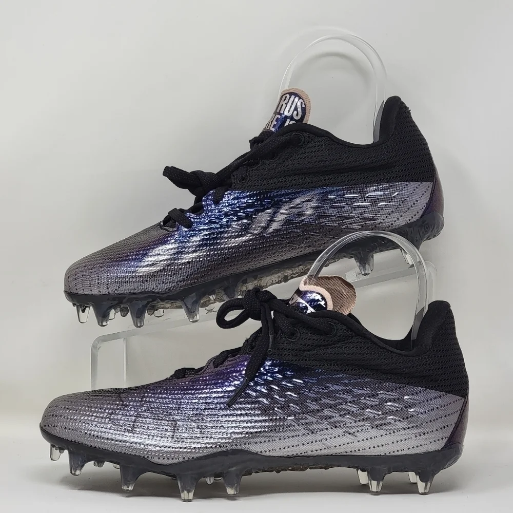 Under Armour Blur Smoke MC Lacrosse Cleats Iridescent 3025123-002 Women Sz 8 New